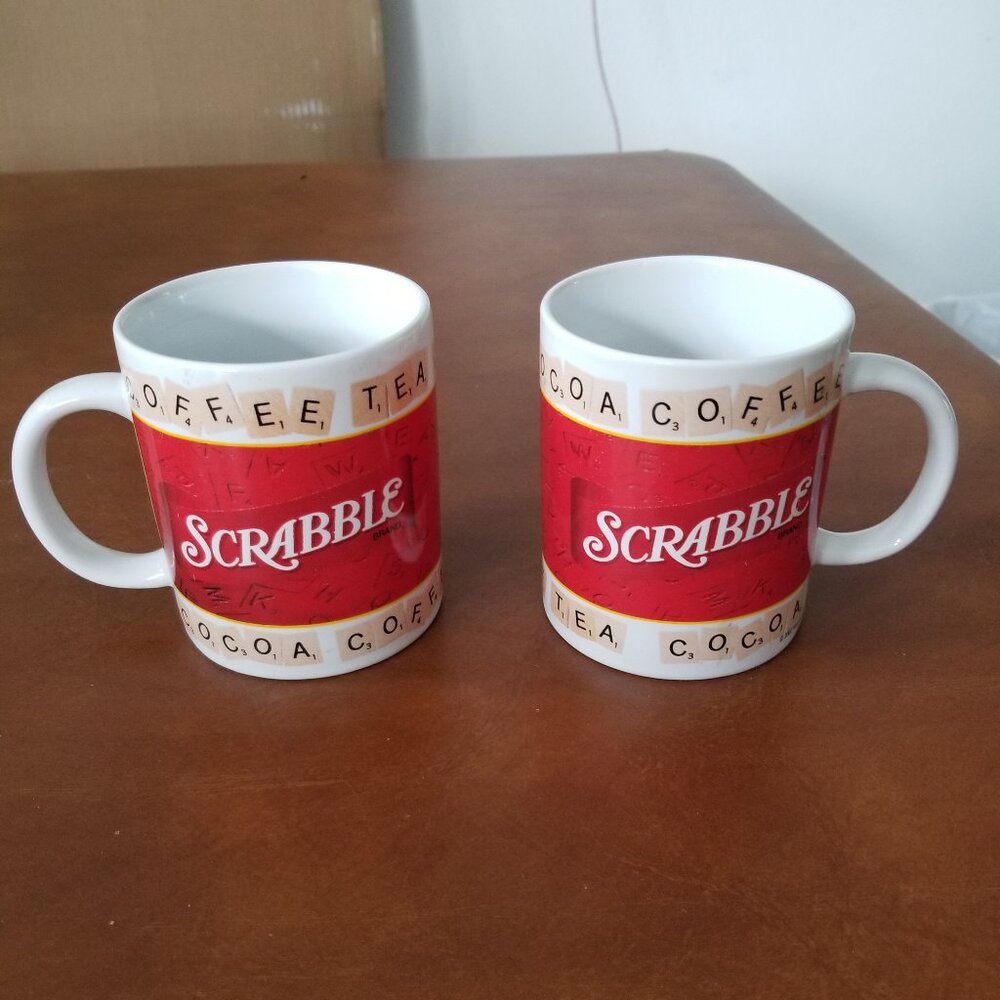 Sherwood Brands of RI Scrabble Coffee Mugs